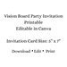 Vision Board Party Invitation Vision Board Party Flyer DIY - Etsy