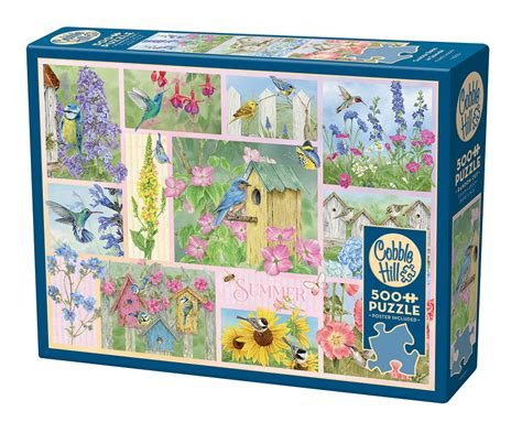 Garden Birds in Summer | 500 Piece — USA Cobble Hill Puzzles