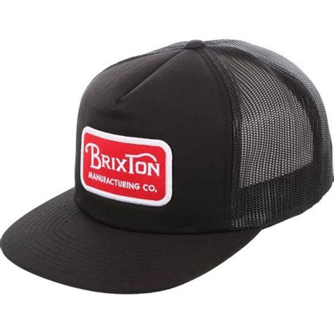 New Arrivals | Brixton hat, Trucker hat, Black and red