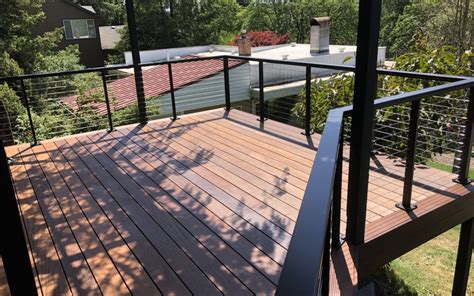 Ipe deck with cable rail | Deck Masters, LLC