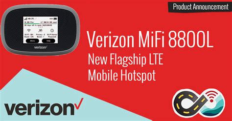 Verizon Launches New Flagship Mobile Hotspot Device - The MiFi 8800L - Mobile Internet Resource ...