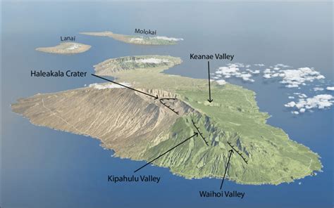 Haleakala Crater Map