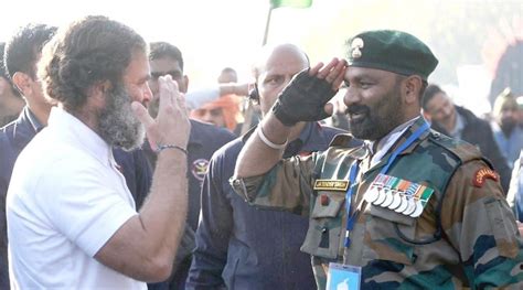 Photo of Army ‘Commando’ saluting Rahul Gandhi goes viral, sparks row