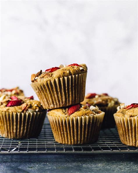 Rhubarb Almond Flour Muffins • easy gluten-free recipe