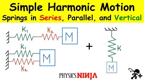 Simple Harmonic Motion - Springs in series vs parallel - YouTube