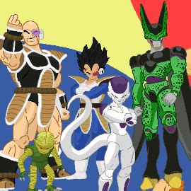 Dragon Ball Z Villains by NameBlank on Newgrounds