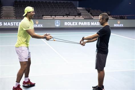 Rafael Nadal trains ahead of Turin trip