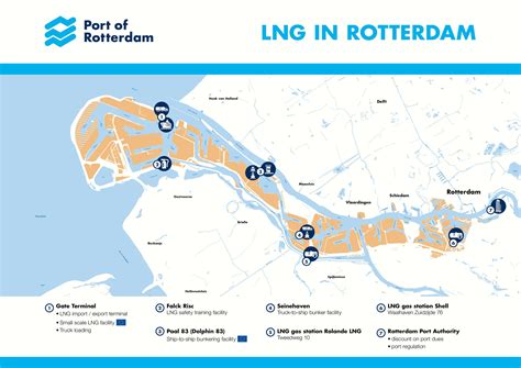 Rotterdam Port Map