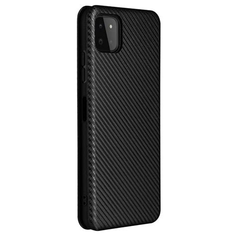 Samsung Galaxy A22 5G, Galaxy F42 5G Flip Case - Carbon Fiber