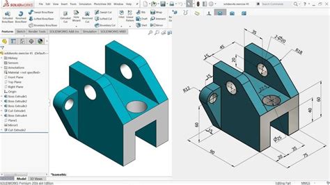 SolidWorks Tutorial for beginners Exercise 45 - YouTube | Solidworks tutorial, Solidworks ...