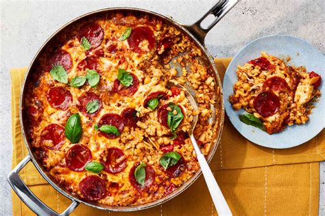 Baked “Pizza” Pasta with Soppressata