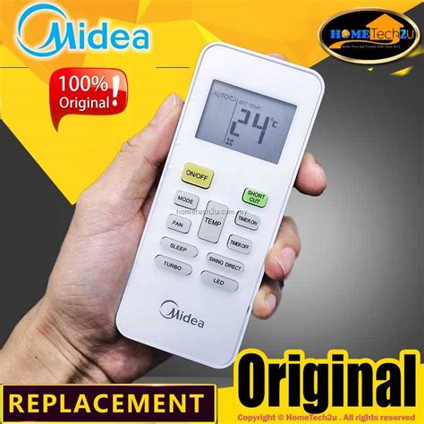 Original Midea Air Conditioner Remote Control