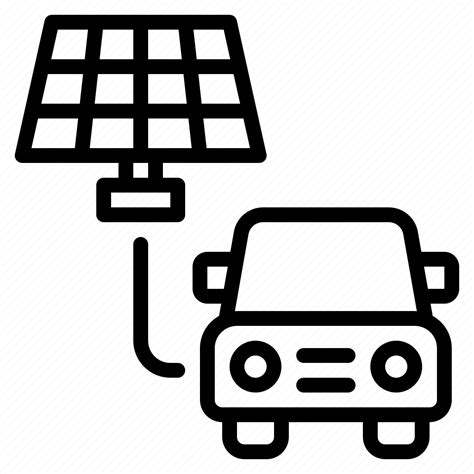 Solar, cell, panel, energy, electric, car, vehicle icon - Download on Iconfinder