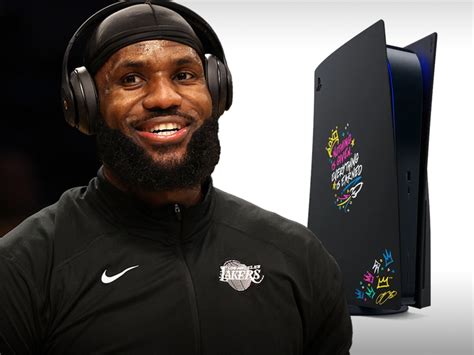 LeBron James Collabs W/ PlayStation To Design Console Cover, Controller