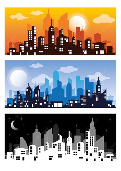 Premium Vector | City silhouette vector