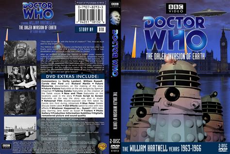 The Dalek Invasion of Earth - R1 DVD / Official BBC style