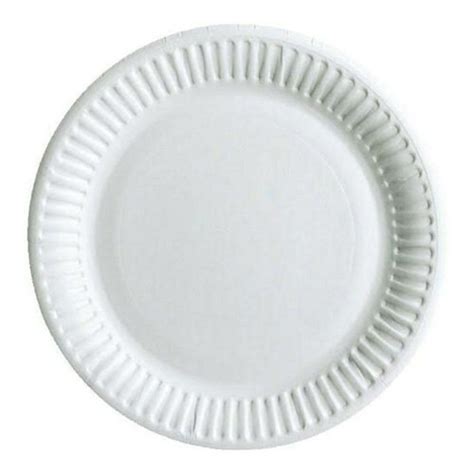 Plain Fancy White Paper Plates, Packaging Type: Packet at Rs 18/piece ...