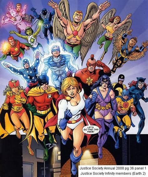 Justice Society Infinity Members - Comic Vine