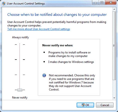 Enable or Disable User Account Control (UAC) in Windows - Technipages