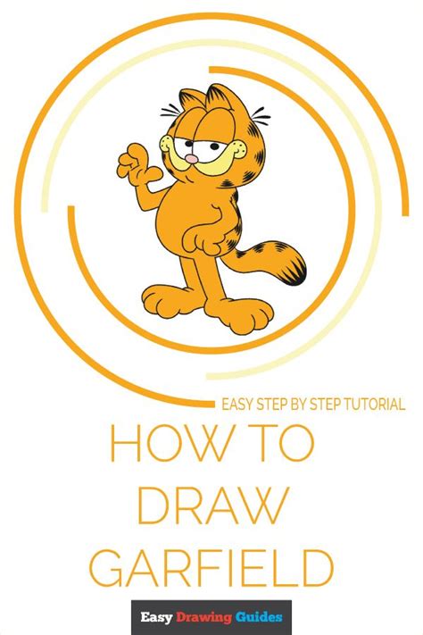 How to Draw Garfield | Easy Drawing Guides | Easy disney drawings, Guided drawing, Drawing ...