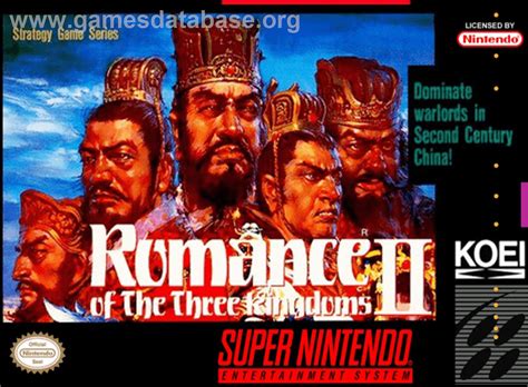 Play Romance of the Three Kingdoms II for Nintendo Super Nintendo Online