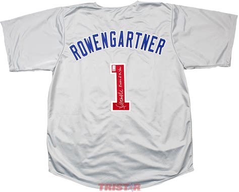 Thomas Ian Nicholas Autographed Rowengartner Chicago Jersey Inscribed Rookie of the Year