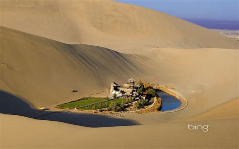 壁纸 : 景观, 性质, 砂, 沙丘, 撒哈拉沙漠, Bing, 绿洲, 材料, 栖息地, 自然环境, 地形, 地理特征, 干涸, 风土地貌, 尔格 1920x1200 - sergiucoj ...