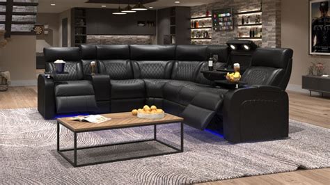 Home Theater Sectionals | Movie Room Sectional Sofas