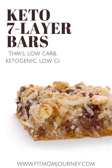 Keto 7-Layer Bars (THM:S, Low Carb, Ketogenic) | Recipe in 2020 | Keto ...