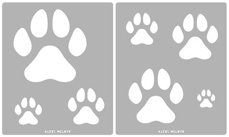 Paw Stencil