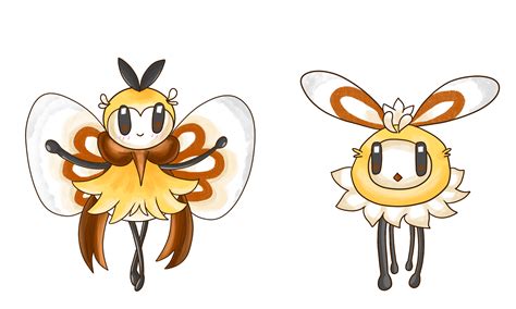 Ribombee Pokemon PNG Isolated Clipart | PNG Mart