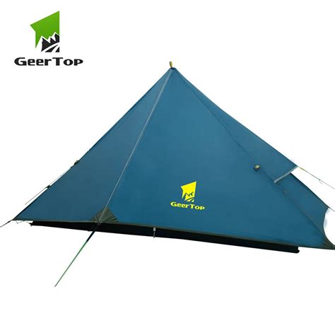 GeerTop 1 Person 4 Season Ultralight Backpacking Tent Lightweight ...