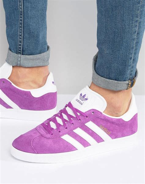 adidas Originals Gazelle Trainers In Purple Bb5484 | Lyst