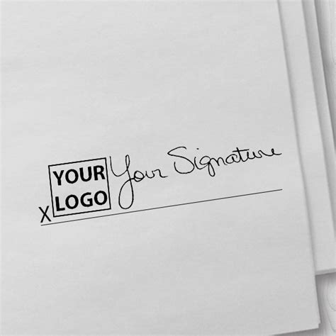 Small Signature Logo Stamp - Simply Stamps