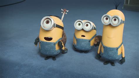 Minions Kevin, Stuart, and Bob HD Wallpaper