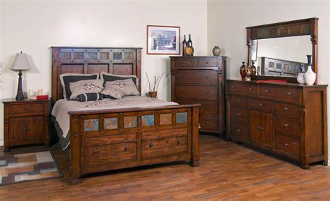 Sunny Designs Furniture: Santa Fe Bedroom Collection featuring storage bed with … | Rustic king ...