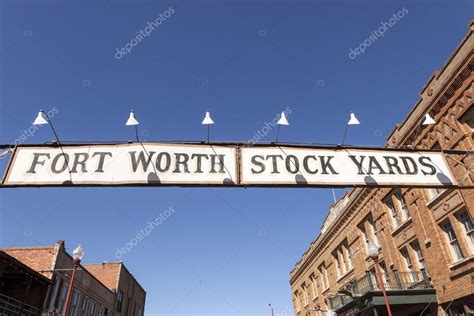 Fort Worth Stockyards historic district.Texas, USA – Stock Editorial ...