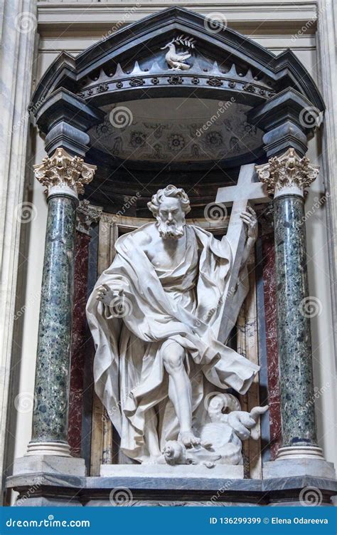 Statues Of The Apostle St. Philip Inside Of Basilica Di San Giovanni In ...