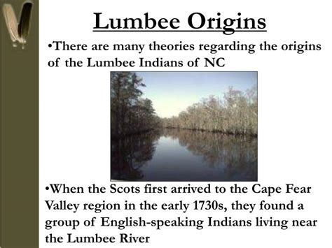 PPT - The History & Culture of the Lumbee Tribe PowerPoint Presentation ...