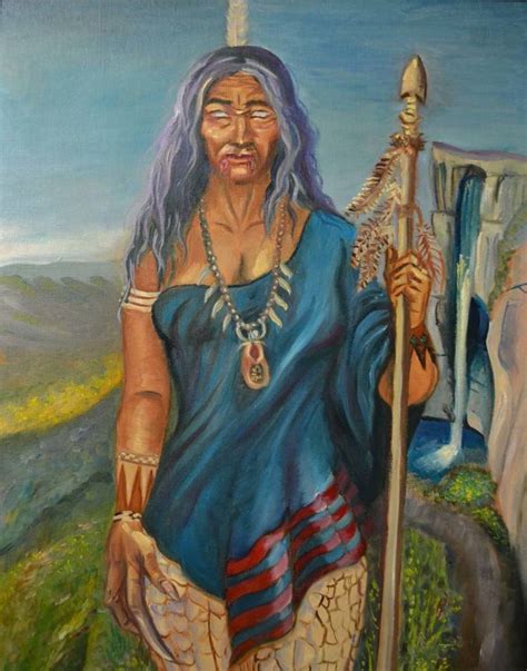 goddess Series: U'tlun'ta: Spearfinger Painting in 2022 | Native american legends, Mythology ...