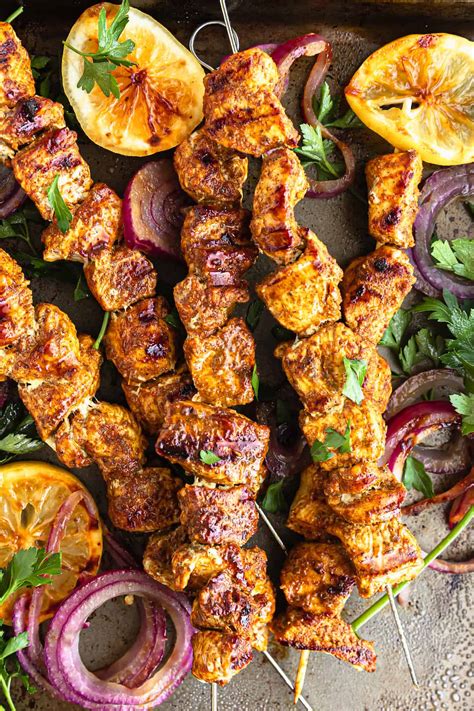 Grilled Chicken Shawarma Skewers | Easy Weeknight Recipes