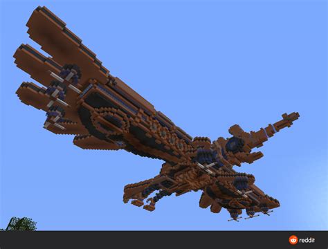 [BOTW] u/Clemmykins made vah medoh in Minecraft! : r/zelda