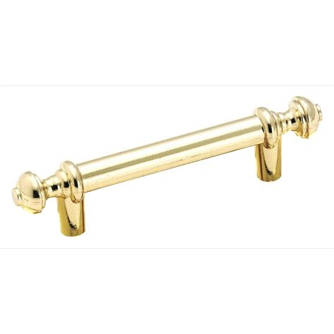 Shop Amerock 3-in Center-to-Center Polished Brass Allison Bar Cabinet Pull at Lowes.com