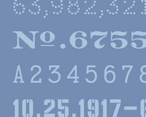 Numbers Fonts | Fonts by Hoefler&Co.