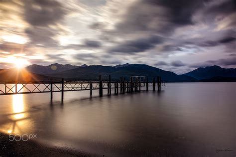 Lake Te Anau - Next shot from NZ - Lake Te Anau near Milford Sound during the sunset... | Lake ...