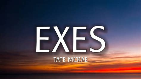 Tate McRae - exes (Lyrics) - YouTube