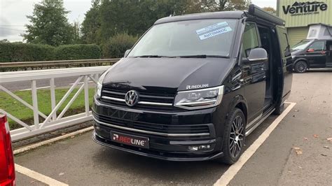 2019 Redline Active Black Campervan conversion VW T6 - YouTube