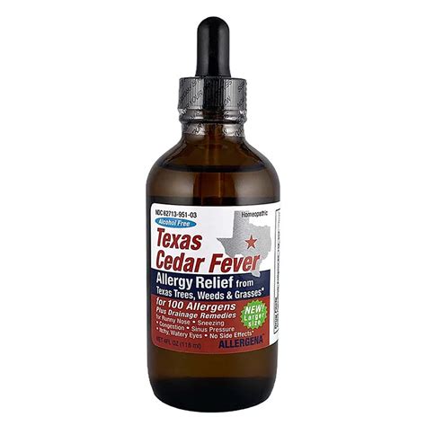 Allergena Texas Cedar Fever Allergy Relief - Shop Vitamins ...