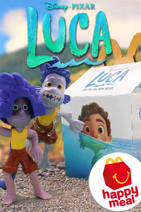 DISNEY PIXAR LUCA McDONALD'S TOYS Mcdonalds Toys, Happy Meal Mcdonalds ...