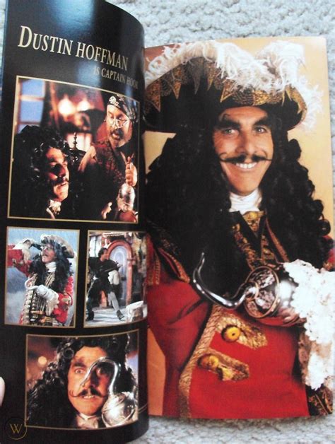 HOOK Peter Pan ROBIN WILLIAMS Promo BOOK Dustin Hoffman JULIA ROBERTS ...